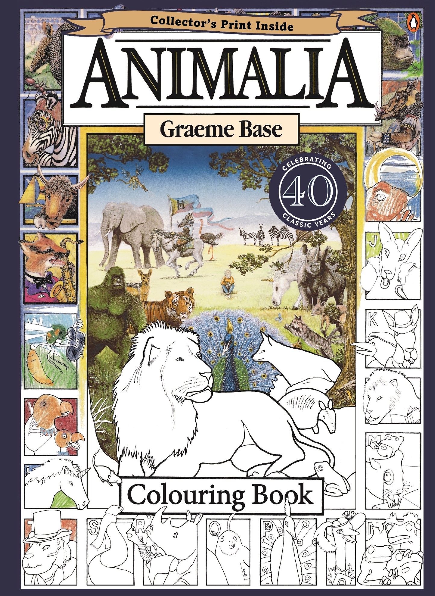 Animalia Colouring Book