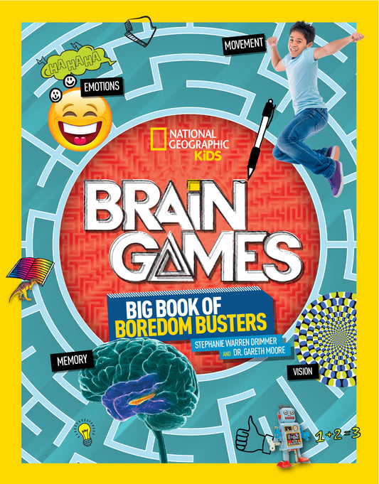 Brain Games: Big Book of Boredom Busters (National Geographic Kids: Disney)
