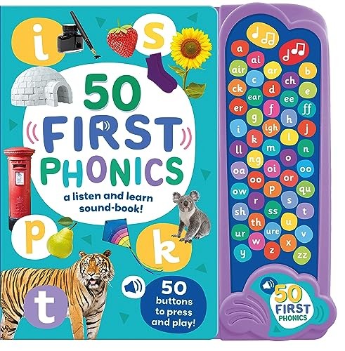 50 First Phonics: a Listen and Learn Sound Book! (Large First Words Sound Book)